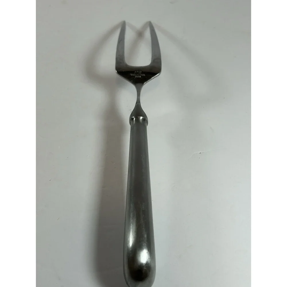 Vintage 1980's Ekco Eterna Stainless Steel 2 Prong 11.25